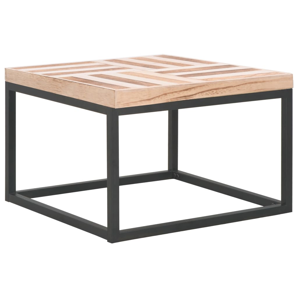 vidaXL Coffee table 50x50x33.5 cm solid wood