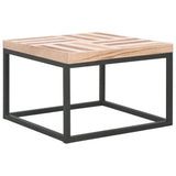 vidaXL Coffee table 50x50x33.5 cm solid wood
