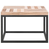 vidaXL Coffee table 50x50x33.5 cm solid wood