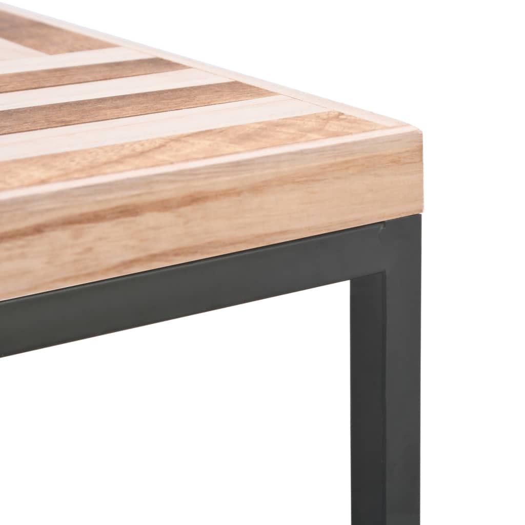 vidaXL Coffee table 50x50x33.5 cm solid wood