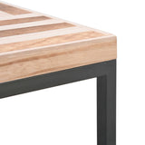 vidaXL Coffee table 50x50x33.5 cm solid wood