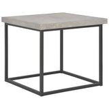 vidaXL Salontafel 75x75x38 cm beton-look