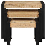vidaXL 3-Piece Coffee Table Set Solid Reclaimed Wood