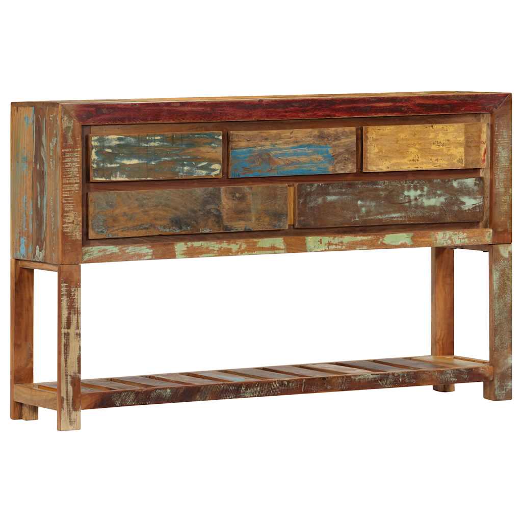 vidaXL Dressoir 120x30x75 cm massief gerecycled hout