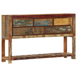 vidaXL Dressoir 120x30x75 cm massief gerecycled hout