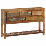 vidaXL Dressoir 120x30x75 cm massief gerecycled hout