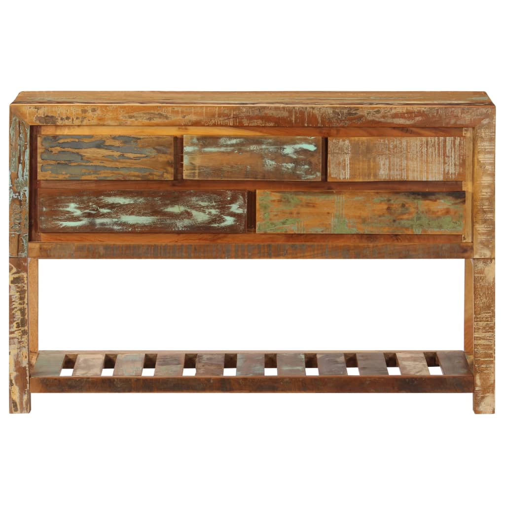 vidaXL Dressoir 120x30x75 cm massief gerecycled hout