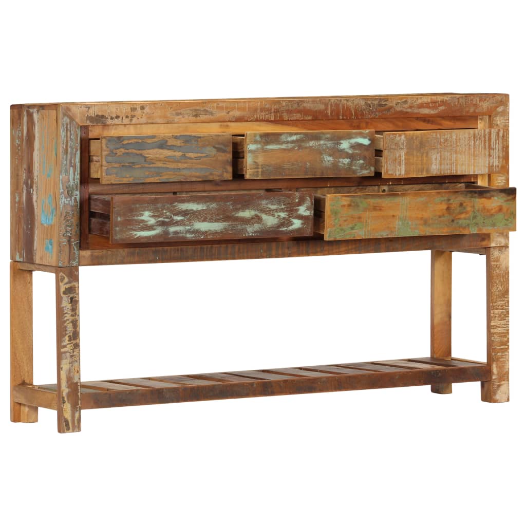 vidaXL Dressoir 120x30x75 cm massief gerecycled hout