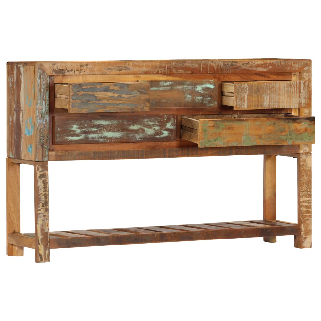 vidaXL Dressoir 120x30x75 cm massief gerecycled hout