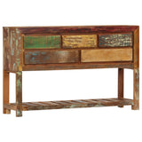 vidaXL Dressoir 120x30x75 cm massief gerecycled hout