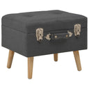 vidaXL Opbergkruk 40 cm stof beige