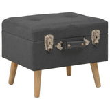 vidaXL Storage Stool 40 cm fabric beige