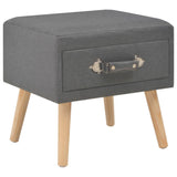 vidaXL Nightstand 40x35x40 cm fabric grey