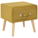 vidaXL Nachtkastje 40x35x40 cm fluweel groen