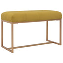 vidaXL Bench 80 cm velvet green
