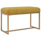 vidaXL Bench 80 cm velvet green