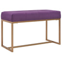 vidaXL Bench 80 cm velvet green