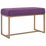 vidaXL Bench 80 cm velvet green