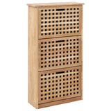 vidaXL Schoenenopbergbank 94x20x38 cm massief walnotenhout