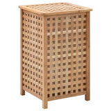 vidaXL Laundry Basket 77.5x37.5x46.5 cm Solid Walnut Wood