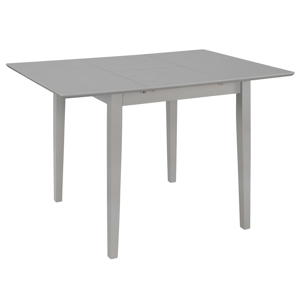 vidaXL Extendable Dining Table (80-120)x80x74 cm MDF White