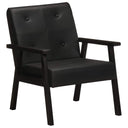 vidaXL Fauteuil echt leer bruin