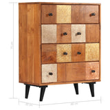 vidaXL Ladekast 60x30x75 cm massief acaciahout