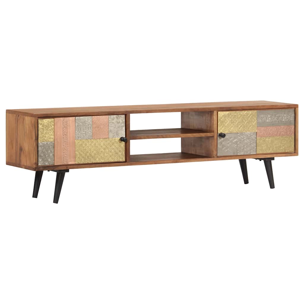 vidaXL Tv-meubel 140x30x40 cm massief acaciahout