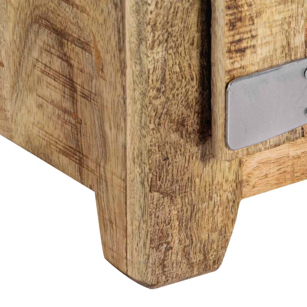 vidaXL Salontafel 70x70x30 cm massief mangohout
