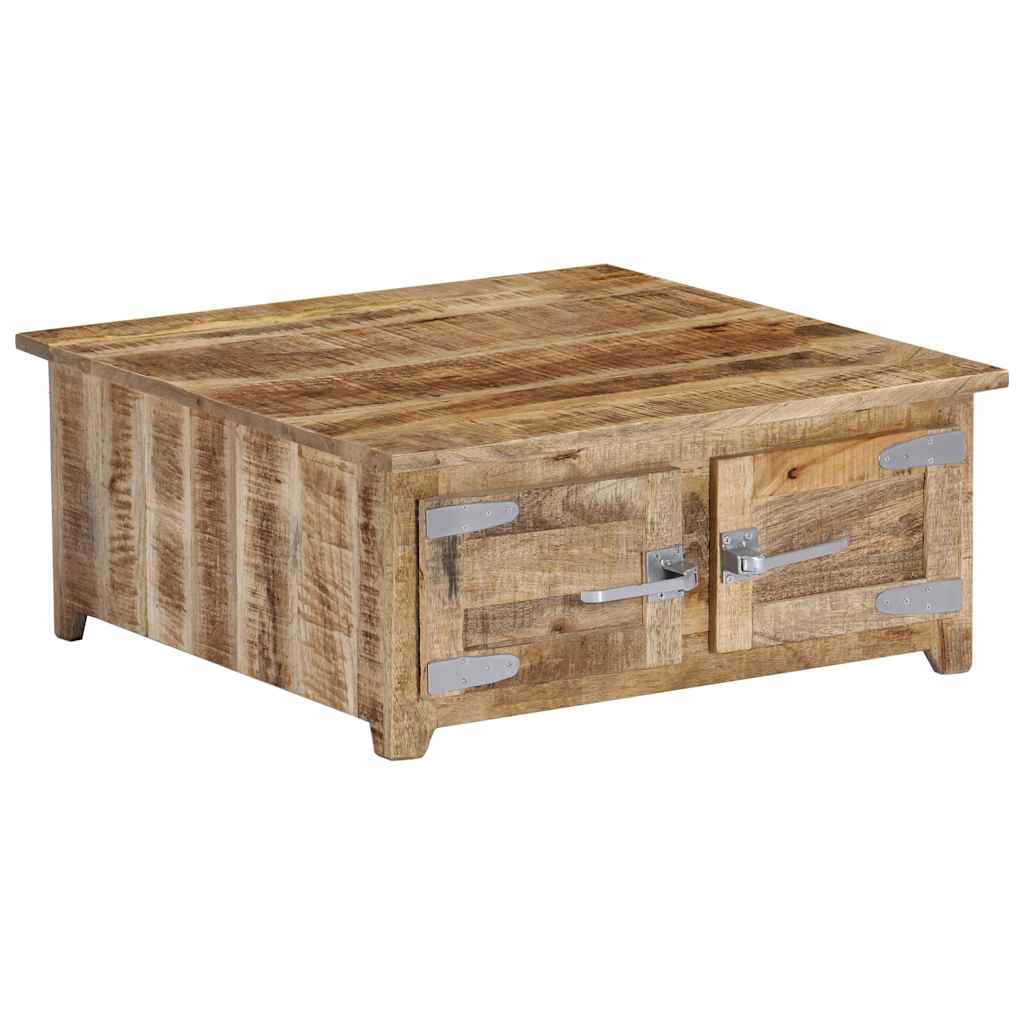 vidaXL Salontafel 70x70x30 cm massief mangohout
