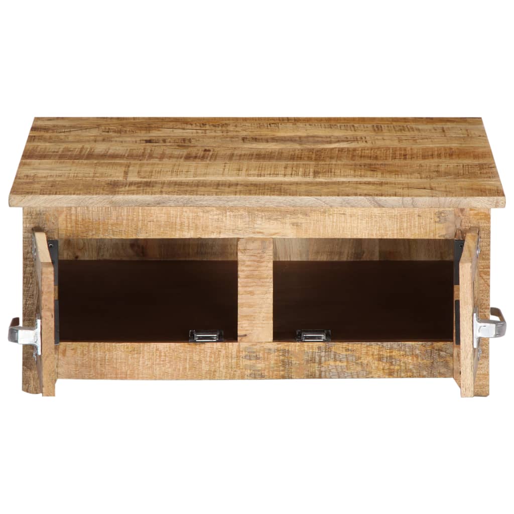 vidaXL Salontafel 70x70x30 cm massief mangohout