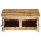 vidaXL Salontafel 70x70x30 cm massief mangohout