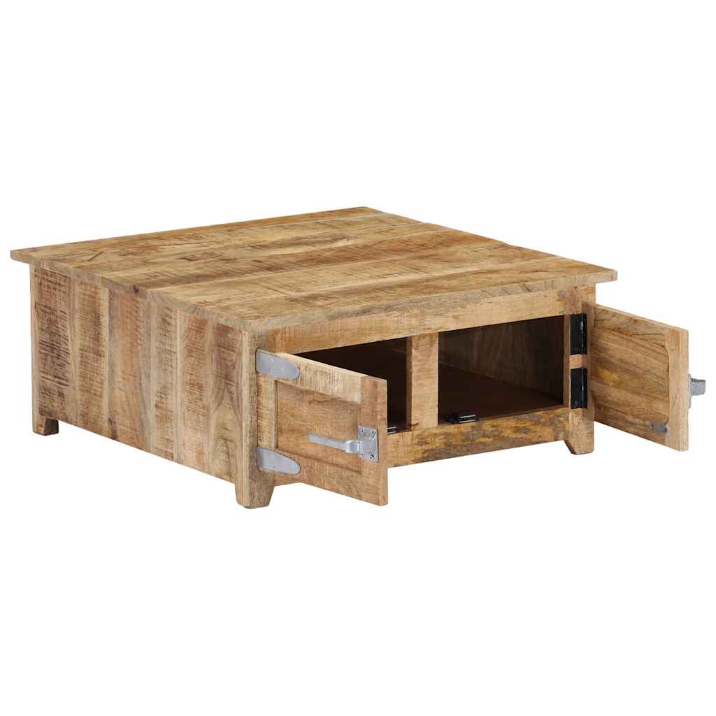 vidaXL Salontafel 70x70x30 cm massief mangohout