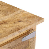 vidaXL Salontafel 70x70x30 cm massief mangohout