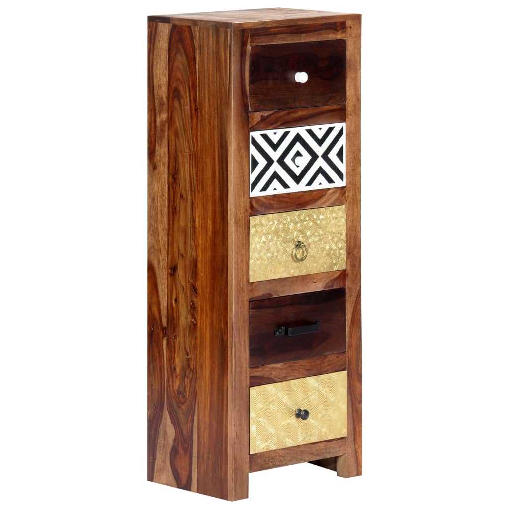 vidaXL Bijzetkast 40x30x110 cm massief acaciahout