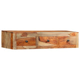 vidaXL Wall Table 100x25x20 cm Solid Acacia Wood