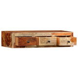 vidaXL Wall Table 100x25x20 cm Solid Acacia Wood