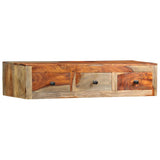 vidaXL Wall Table 100x25x20 cm Solid Acacia Wood