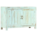 vidaXL Sideboard 110x35x70 cm solid mango wood light blue