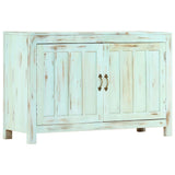 vidaXL Sideboard 110x35x70 cm solid mango wood light blue