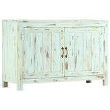 vidaXL Sideboard 110x35x70 cm solid mango wood light blue