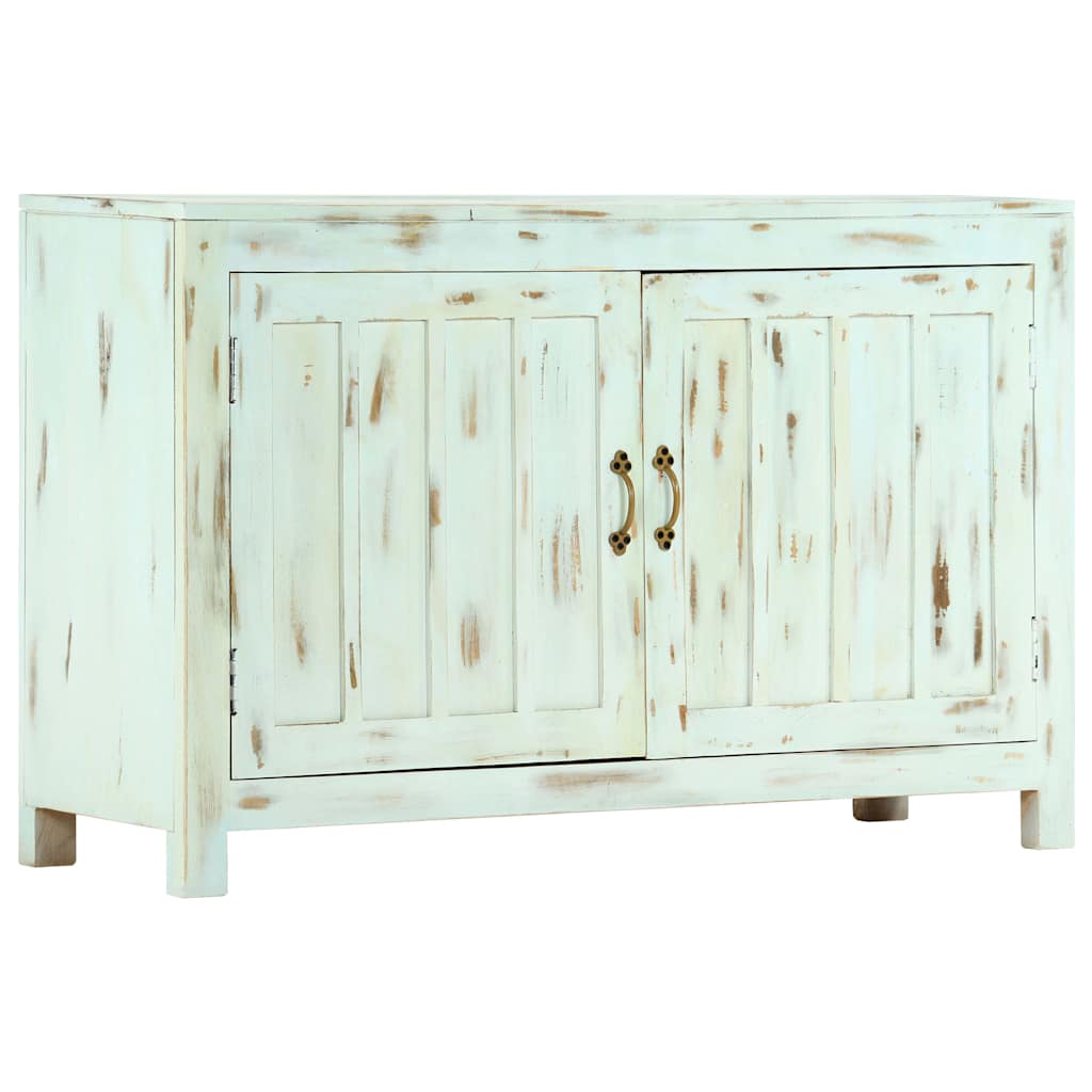 vidaXL Sideboard 110x35x70 cm solid mango wood light blue