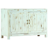 vidaXL Sideboard 110x35x70 cm solid mango wood light blue