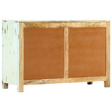 vidaXL Sideboard 110x35x70 cm solid mango wood light blue