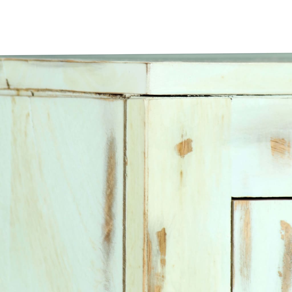 vidaXL Sideboard 110x35x70 cm solid mango wood light blue