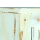 vidaXL Sideboard 110x35x70 cm solid mango wood light blue