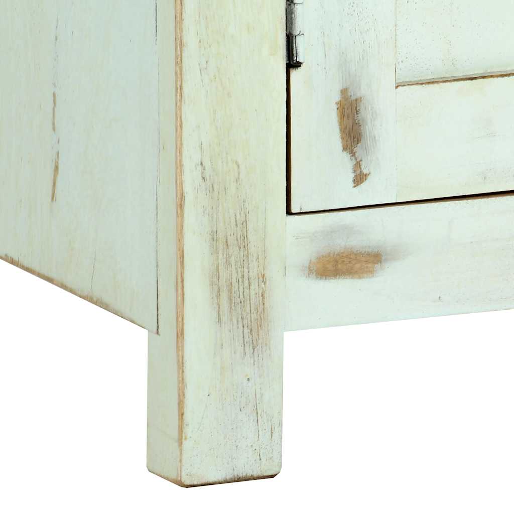 vidaXL Sideboard 110x35x70 cm solid mango wood light blue