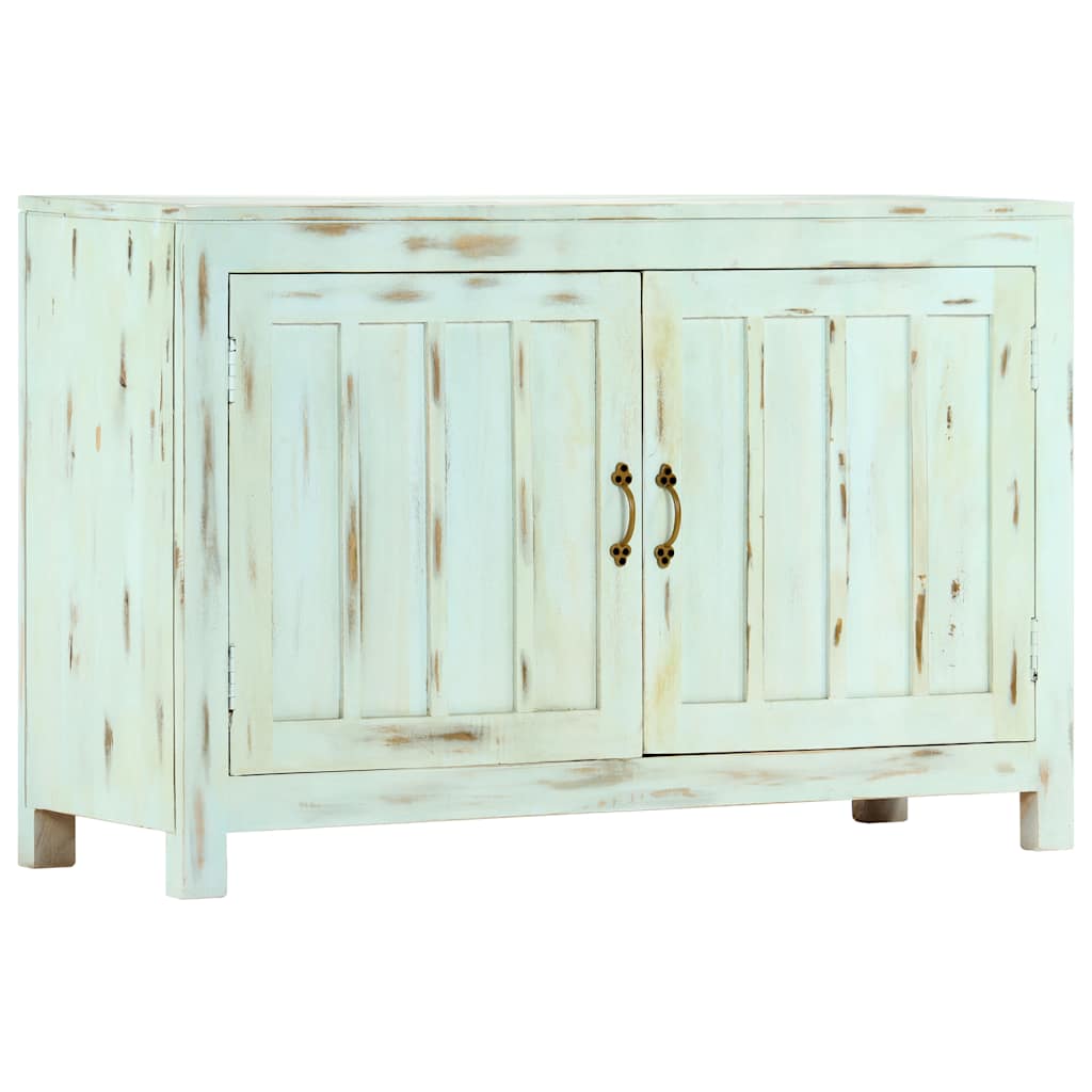 vidaXL Sideboard 110x35x70 cm solid mango wood light blue