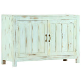 vidaXL Sideboard 110x35x70 cm solid mango wood light blue