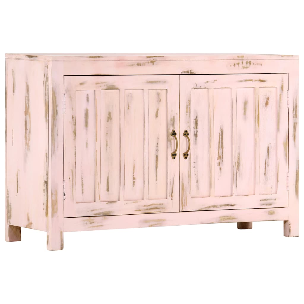 vidaXL Sideboard 110x35x70 cm solid mango wood light blue